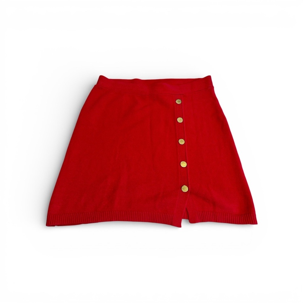 Lilly Pulitzer pink Lizona Sweater Button Skirt medium